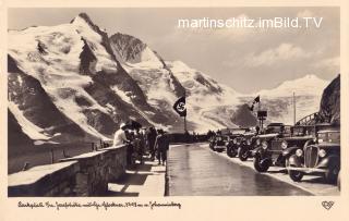 Großglockner, Parkplatz Franz Josefshöhe - Kärnten - alte historische Fotos Ansichten Bilder Aufnahmen Ansichtskarten 