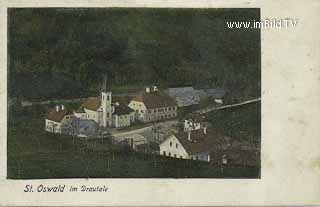 St. Oswald im Drautale - Unterkärnten (Koroška) - alte historische Fotos Ansichten Bilder Aufnahmen Ansichtskarten 