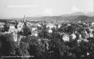Blick vom Kreuzbergl - Klagenfurt,13.Bez.:Viktring - alte historische Fotos Ansichten Bilder Aufnahmen Ansichtskarten 