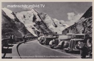 Großglockner, Parkplatz Franz Josefs Höhe - Heiligenblut - alte historische Fotos Ansichten Bilder Aufnahmen Ansichtskarten 