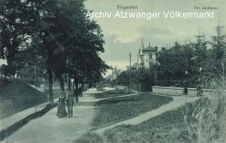 Klagenfurt, Am Lendkanal - Klagenfurt am Wörthersee - alte historische Fotos Ansichten Bilder Aufnahmen Ansichtskarten 