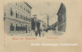 Klagenfurt Schulhausgasse - Klagenfurt am Wörthersee - alte historische Fotos Ansichten Bilder Aufnahmen Ansichtskarten 