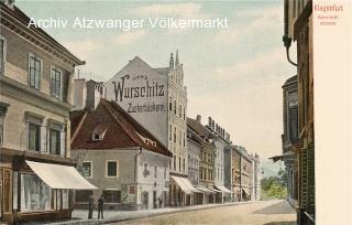 Klagenfurt Bahnhofstrasse - Klagenfurt am Wörthersee - alte historische Fotos Ansichten Bilder Aufnahmen Ansichtskarten 