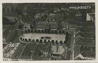 Luftbild Neuer Platz - Klagenfurt am Wörthersee - alte historische Fotos Ansichten Bilder Aufnahmen Ansichtskarten 