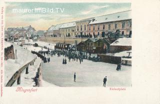 Lendhafen - Eislaufen - Klagenfurt am Wörthersee - alte historische Fotos Ansichten Bilder Aufnahmen Ansichtskarten 