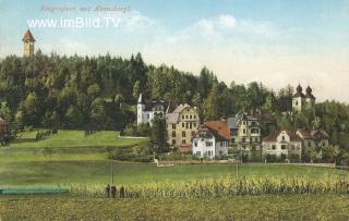 Klagenfurt mit Kreuzbergl - Klagenfurt am Wörthersee - alte historische Fotos Ansichten Bilder Aufnahmen Ansichtskarten 