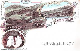 3 Bild Litho Karte - Radenthein - Radenthein - alte historische Fotos Ansichten Bilder Aufnahmen Ansichtskarten 