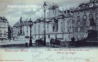 Wien, Am Hof - Mondscheinkarte - Wien  1.,Innere Stadt - alte historische Fotos Ansichten Bilder Aufnahmen Ansichtskarten 