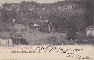 Egg am See, Villa Thaller - Egg am Faaker See - alte historische Fotos Ansichten Bilder Aufnahmen Ansichtskarten 
