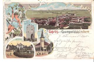 Gruss aus Gumpoldskirchen - Niederösterreich - alte historische Fotos Ansichten Bilder Aufnahmen Ansichtskarten 