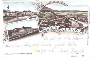 Gruss aus Alland - Niederösterreich - alte historische Fotos Ansichten Bilder Aufnahmen Ansichtskarten 