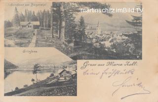 3 Bild Litho Karte - Maria Zell - Steiermark - alte historische Fotos Ansichten Bilder Aufnahmen Ansichtskarten 