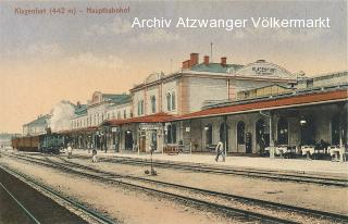 Klagenfurt Hauptbahnhof  - alte historische Fotos Ansichten Bilder Aufnahmen Ansichtskarten 