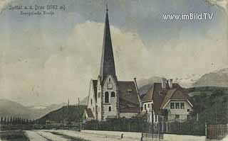 Evangelische Kirche - Spittal a. d. Drau - Spittal an der Drau - alte historische Fotos Ansichten Bilder Aufnahmen Ansichtskarten 