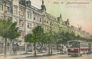 Wien Ausstellungsstrasse - Wien - alte historische Fotos Ansichten Bilder Aufnahmen Ansichtskarten 