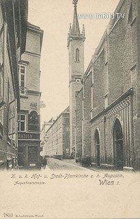 Augustinerkirche - Wien - Wien - alte historische Fotos Ansichten Bilder Aufnahmen Ansichtskarten 