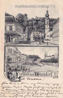 Uttendorf in Öberösterreich, Ortsansichten - Helpfau-Uttendorf - alte historische Fotos Ansichten Bilder Aufnahmen Ansichtskarten 