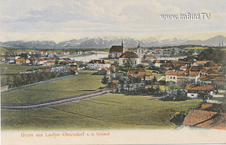 Laufen - Oberndorf an der Salzach - Oberndorf bei Salzburg - alte historische Fotos Ansichten Bilder Aufnahmen Ansichtskarten 