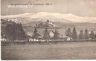 Bahnhof Neumarkt mit Zirbitzkogel - Murau - alte historische Fotos Ansichten Bilder Aufnahmen Ansichtskarten 