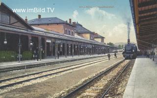 Südbahnhof in Villach (heute Hauptbahnhof) - Kärnten - alte historische Fotos Ansichten Bilder Aufnahmen Ansichtskarten 