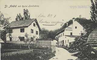 St. Andrä - Gasthof Schöffmann - Kärnten - alte historische Fotos Ansichten Bilder Aufnahmen Ansichtskarten 