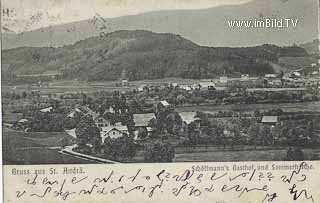 St. Andrä - Gasthaus Schöffmann - Kärnten - alte historische Fotos Ansichten Bilder Aufnahmen Ansichtskarten 