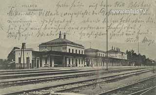 Staatsbahnhof - Westbahnhof - Kärnten - alte historische Fotos Ansichten Bilder Aufnahmen Ansichtskarten 