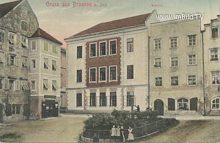 Braunau - Kaserne - Braunau am Inn - alte historische Fotos Ansichten Bilder Aufnahmen Ansichtskarten 