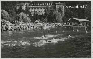 Sportwettkampf beim Hotel Annenheim - Kärnten - alte historische Fotos Ansichten Bilder Aufnahmen Ansichtskarten 
