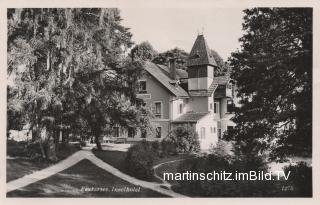 Faakersee, Inselhotel  - alte historische Fotos Ansichten Bilder Aufnahmen Ansichtskarten 