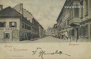 Burggasse - Klagenfurt am Wörthersee - alte historische Fotos Ansichten Bilder Aufnahmen Ansichtskarten 