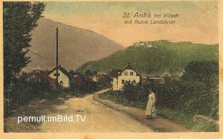 Ossiacher Str. - Villach(Stadt) - alte historische Fotos Ansichten Bilder Aufnahmen Ansichtskarten 
