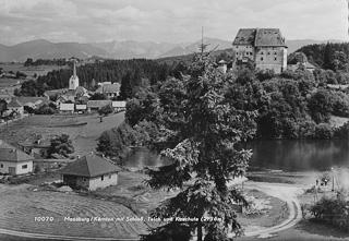 Moosburg mit Schloss - Moosburg - alte historische Fotos Ansichten Bilder Aufnahmen Ansichtskarten 