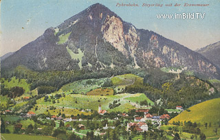 Styerling mit der Kremsmauer - Kirchdorf an der Krems - alte historische Fotos Ansichten Bilder Aufnahmen Ansichtskarten 
