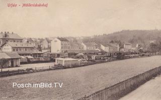 Urfahr Mühlkreisbahnhof  - Oberösterreich - alte historische Fotos Ansichten Bilder Aufnahmen Ansichtskarten 