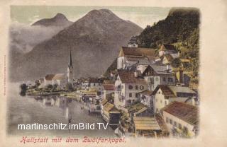 Hallstatt mit Zwölferkogel - Oberösterreich - alte historische Fotos Ansichten Bilder Aufnahmen Ansichtskarten 