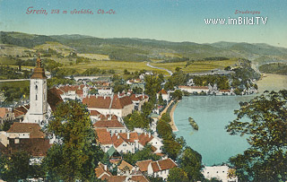 Grein - Strudengau - Oberösterreich - alte historische Fotos Ansichten Bilder Aufnahmen Ansichtskarten 