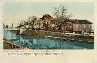 Klagenfurt Lendkanal  - Klagenfurt am Wörthersee - alte historische Fotos Ansichten Bilder Aufnahmen Ansichtskarten 