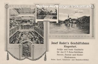 Klagenfurt Geschäftshaus von Josef Rader  - Klagenfurt am Wörthersee - alte historische Fotos Ansichten Bilder Aufnahmen Ansichtskarten 