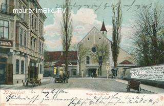 Kapuzinerkirche - Klagenfurt am Wörthersee - alte historische Fotos Ansichten Bilder Aufnahmen Ansichtskarten 