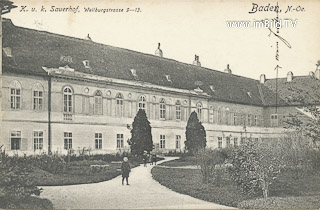 Baden - Sauerhof - Weilburgstrasse - Baden - alte historische Fotos Ansichten Bilder Aufnahmen Ansichtskarten 