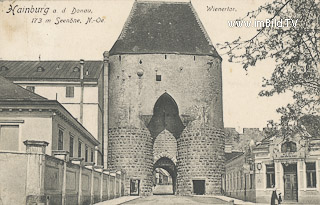 Hainburg - Wienertor - Niederösterreich - alte historische Fotos Ansichten Bilder Aufnahmen Ansichtskarten 