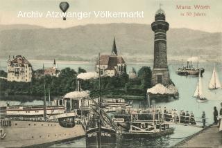 Maria Wörth in 50 Jahren - Klagenfurt Land - alte historische Fotos Ansichten Bilder Aufnahmen Ansichtskarten 