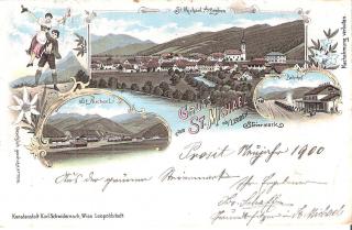 Gruss aus St. Michael ob Leoben - Steiermark - alte historische Fotos Ansichten Bilder Aufnahmen Ansichtskarten 