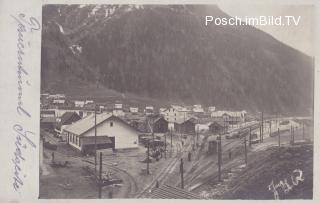 Tauernbahn Südrampe, Ausfahrt vom Tunnelportal - Spittal an der Drau - alte historische Fotos Ansichten Bilder Aufnahmen Ansichtskarten 