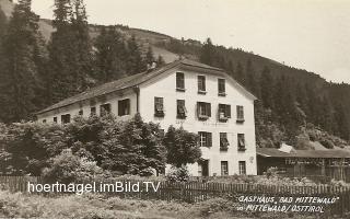 Gasthaus Mittewald - Lienz - alte historische Fotos Ansichten Bilder Aufnahmen Ansichtskarten 