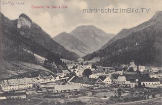 Gusswerk bei Maria-Zell, Ortsansicht  - Bruck an der Mur - alte historische Fotos Ansichten Bilder Aufnahmen Ansichtskarten 