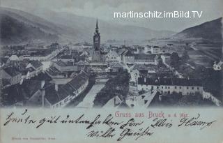 Bruck an der Mur - Mondscheinkarte  - Steiermark - alte historische Fotos Ansichten Bilder Aufnahmen Ansichtskarten 