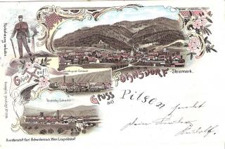 Gruss aus Fohnsdorf - Steiermark - alte historische Fotos Ansichten Bilder Aufnahmen Ansichtskarten 