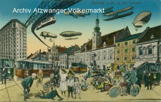 Marburg an der Drau in der Zukunft - alte historische Fotos Ansichten Bilder Aufnahmen Ansichtskarten 